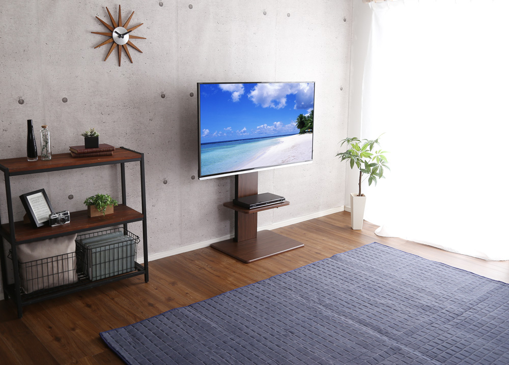 壁寄せテレビスタンド ロー固定タイプ 専用棚セット Fenes フェネス 商品追加画像1