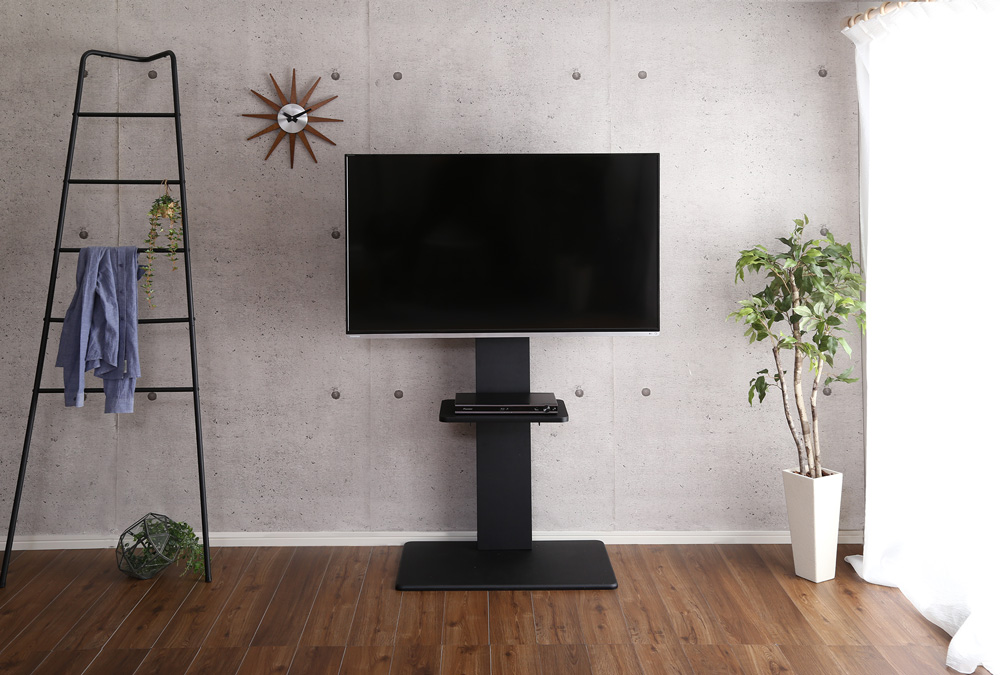 壁寄せテレビスタンド ハイスイングタイプ 専用棚セット Fenes フェネス 商品追加画像3
