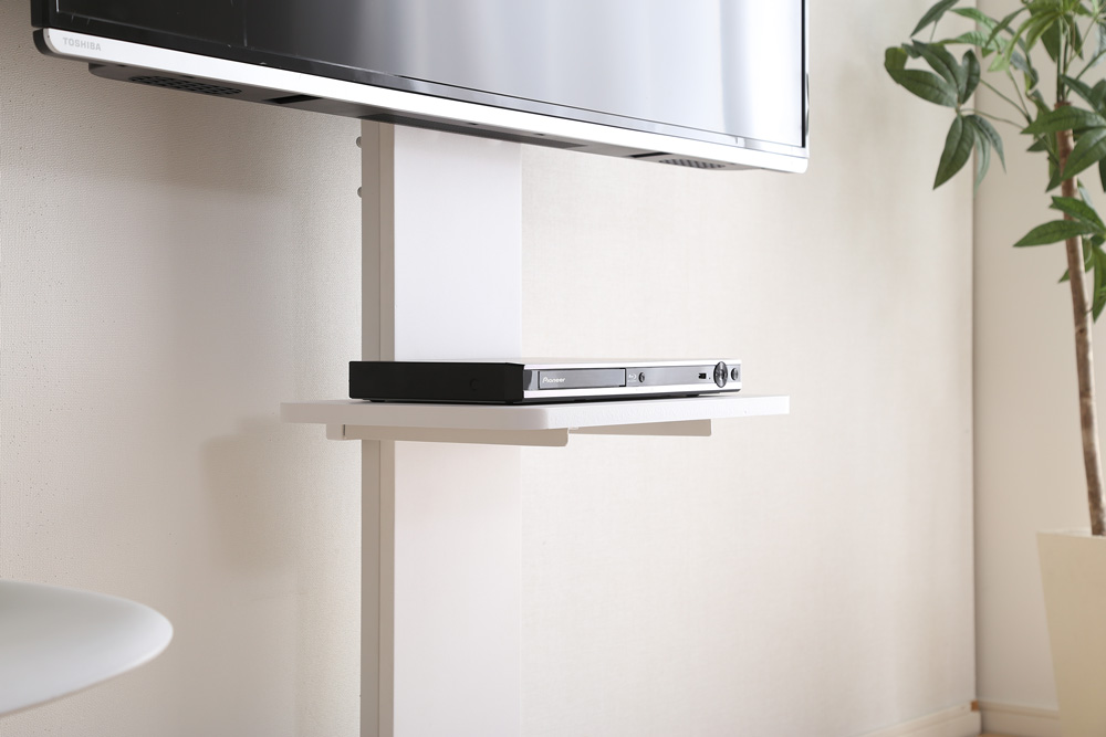 壁寄せテレビスタンド ハイスイングタイプ 専用棚セット Fenes フェネス 商品追加画像7