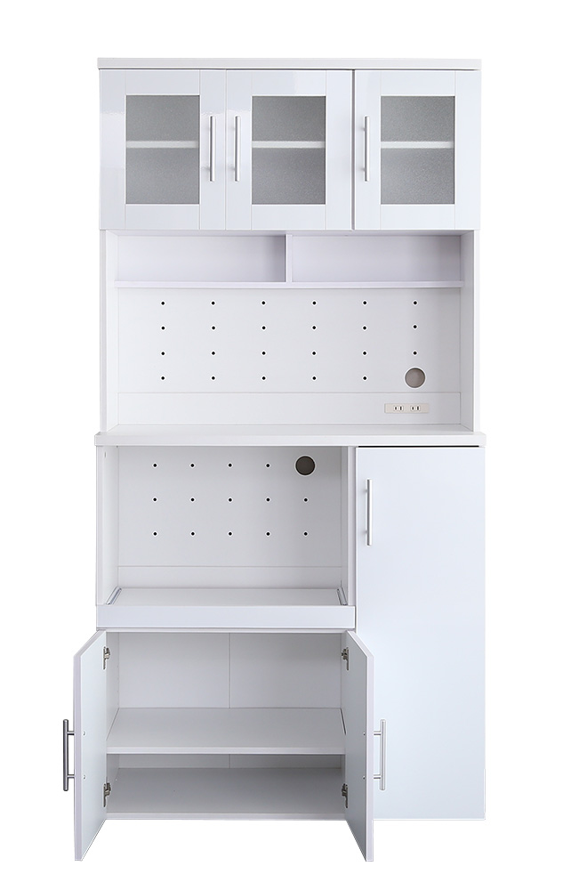 鏡面食器棚（幅90cm） ROMA ローマ 商品追加画像7