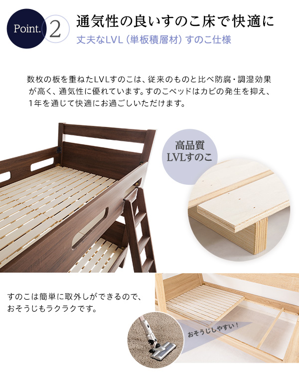 34262円 超歓迎された 木目調３Ｄシート二段ベッド