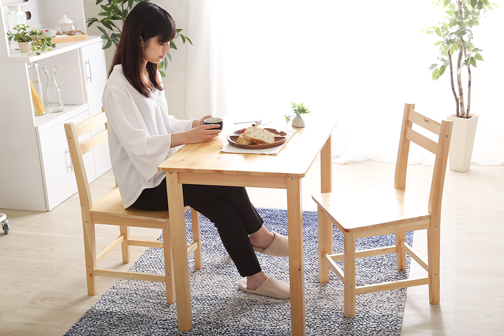 北欧テイスト ダイニング3点セット Salute サルーテ 商品追加画像13
