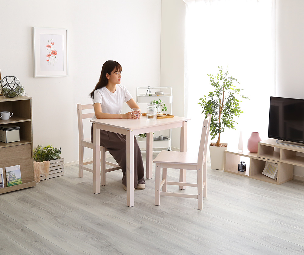 北欧テイスト ダイニング3点セット Salute サルーテ 商品追加画像36