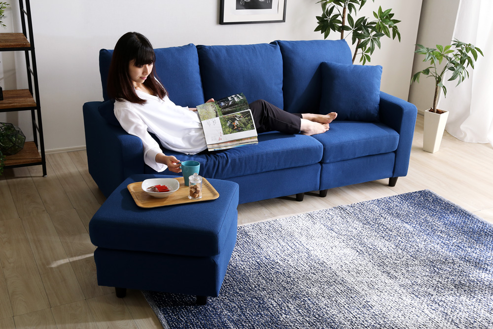 レイアウト自在 ３人掛けカウチソファ Wismon ウィスモン 商品追加画像15