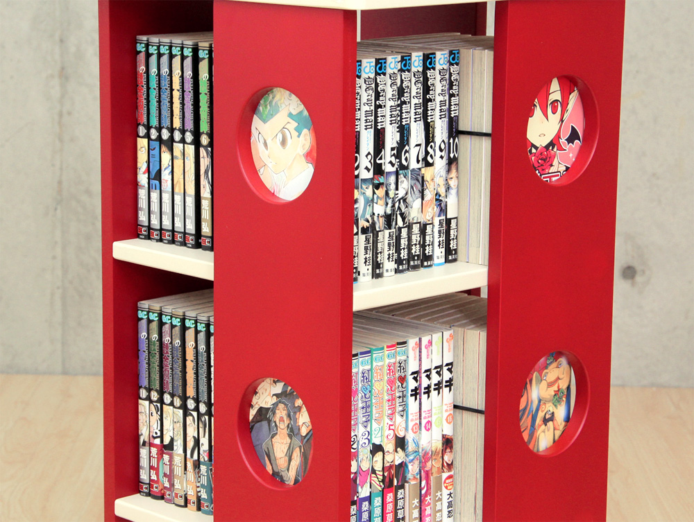 回転コミックラック 5段タイプ SWK-5 商品追加画像21
