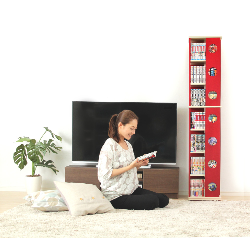回転コミックラック 7段タイプ SWK-7 商品追加画像23