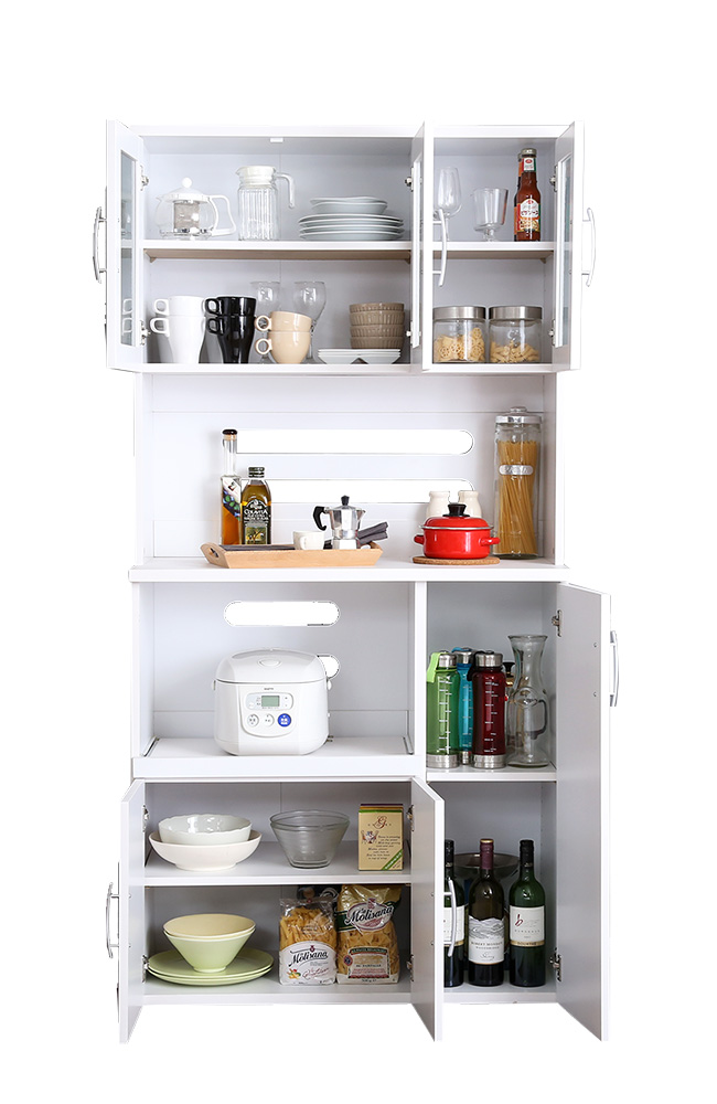 ホワイト食器棚 パスタキッチンボード 追加商品画像5