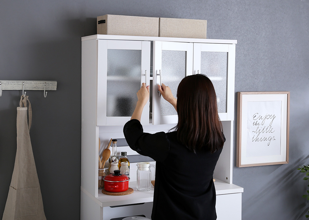 ホワイト食器棚 パスタキッチンボード 商品追加画像6