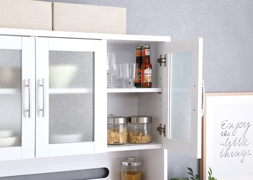ホワイト食器棚 パスタキッチンボード 追加商品画像7