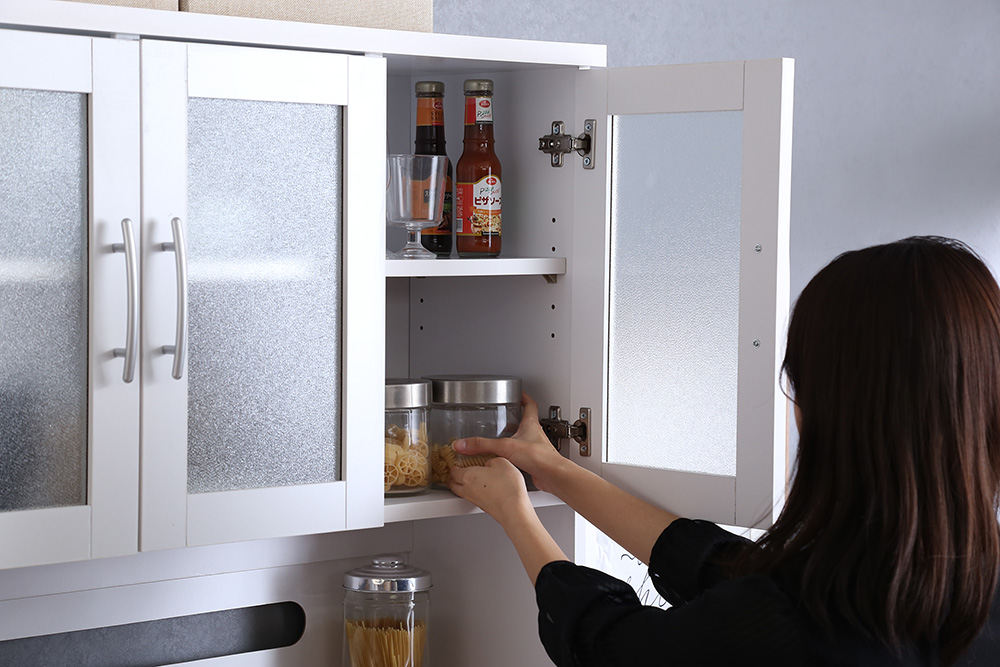 ホワイト食器棚 パスタキッチンボード 追加商品画像10