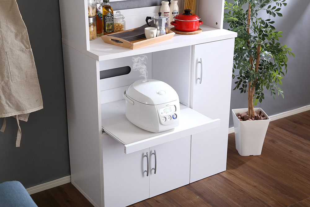 ホワイト食器棚 パスタキッチンボード 追加商品画像16