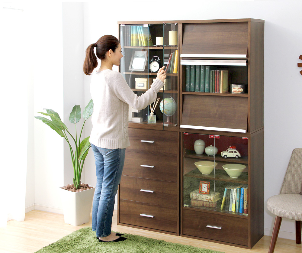 収納家具 DEALS ディールズ ガラスキャビネット 商品追加画像10