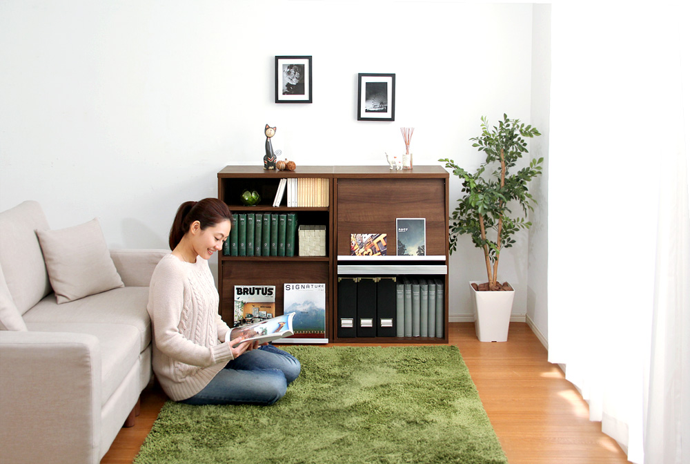 収納家具 DEALS ディールズ 引出付ガラスキャビネット 商品追加画像14