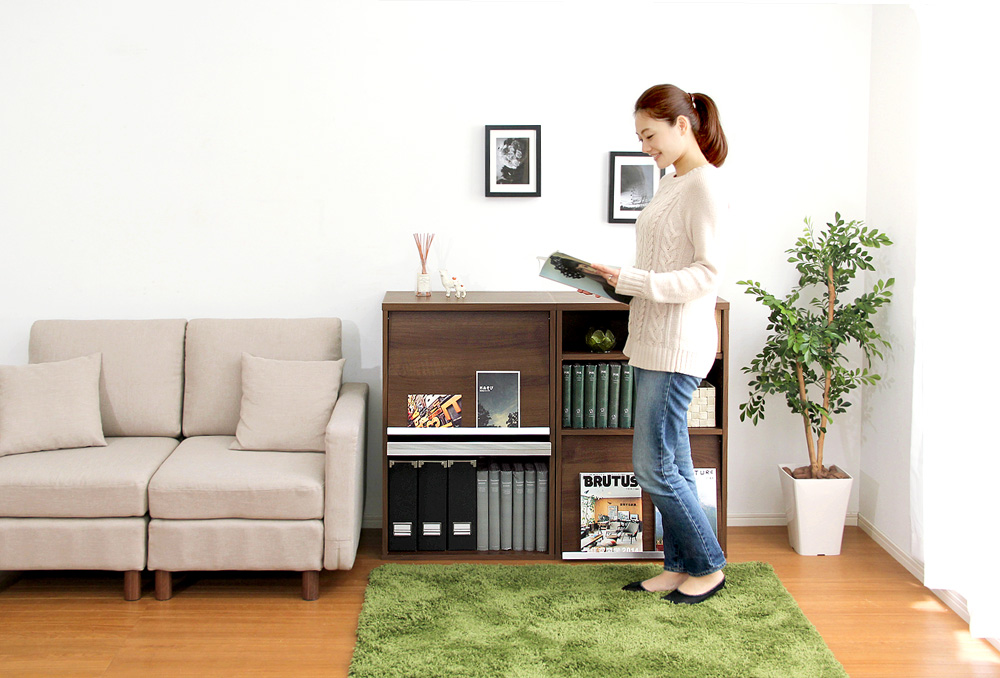 収納家具 DEALS ディールズ フラップチェスト（扉2枚タイプ） 商品追加画像7