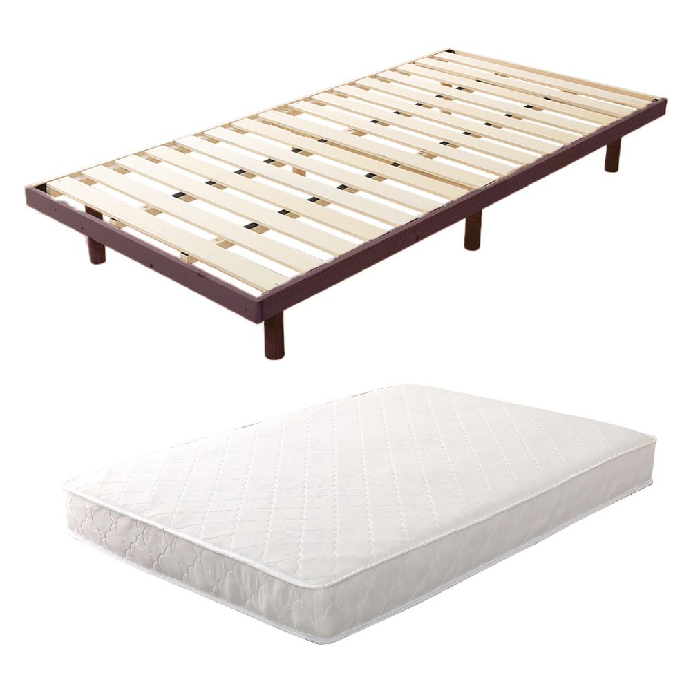 3段階高さ調節 脚付きすのこベッド シングル Lilitta リリッタ (マットレス付き) 商品バリエーション画像2