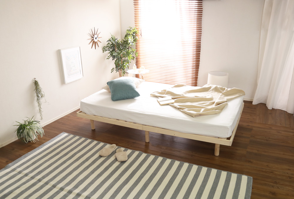 3段階高さ調節 脚付きすのこベッド シングル Lilitta リリッタ (マットレス付き) 商品追加画像38