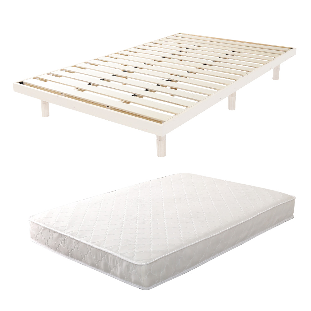 3段階高さ調節 脚付きすのこベッド セミダブル Lilitta リリッタ (マットレス付き) 商品バリエーション画像3