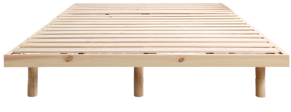 3段階高さ調節 脚付きすのこベッド ダブル Lilitta リリッタ (マットレス付き) 商品追加画像5