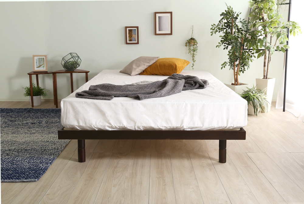 3段階高さ調節 脚付きすのこベッド ダブル Lilitta リリッタ (マットレス付き) 商品追加画像43
