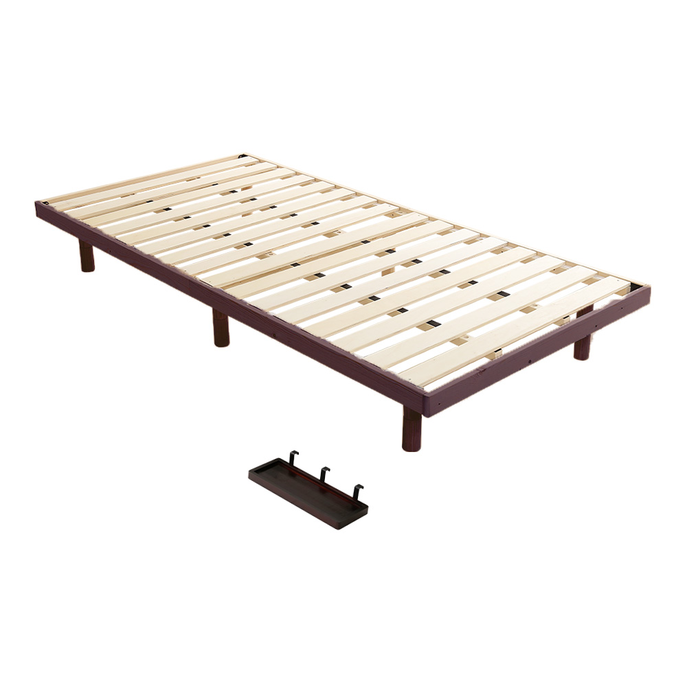 高さ3段階調整 脚付きすのこベッド シングル Lilitta リリッタ (簡易宮セット) 商品バリエーション画像1