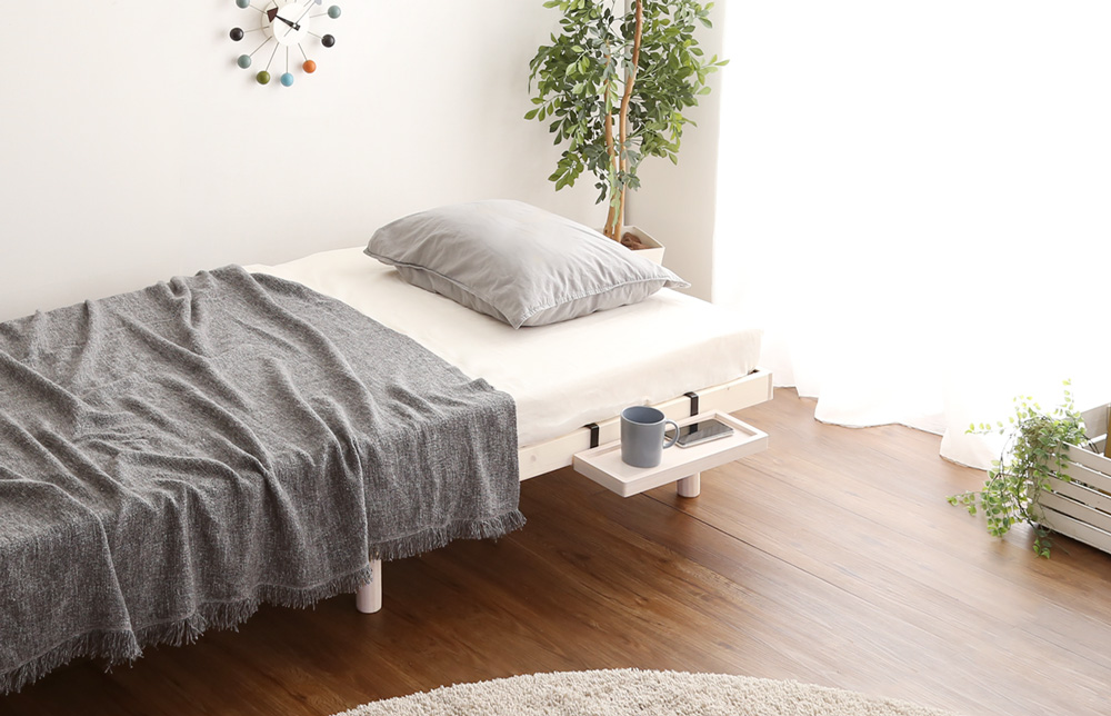 高さ3段階調整 脚付きすのこベッド セミダブル Lilitta リリッタ (簡易宮セット) 商品追加画像23