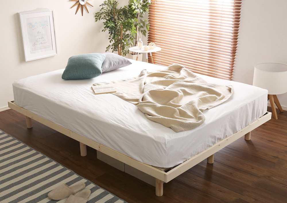 高さ3段階調整 脚付きすのこベッド セミダブル Lilitta リリッタ (簡易宮セット) 商品追加画像38