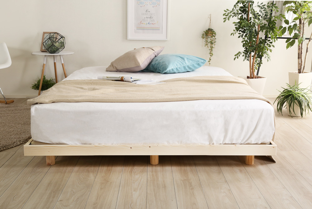 高さ3段階調整 脚付きすのこベッド セミダブル Lilitta リリッタ (簡易宮セット) 商品追加画像44