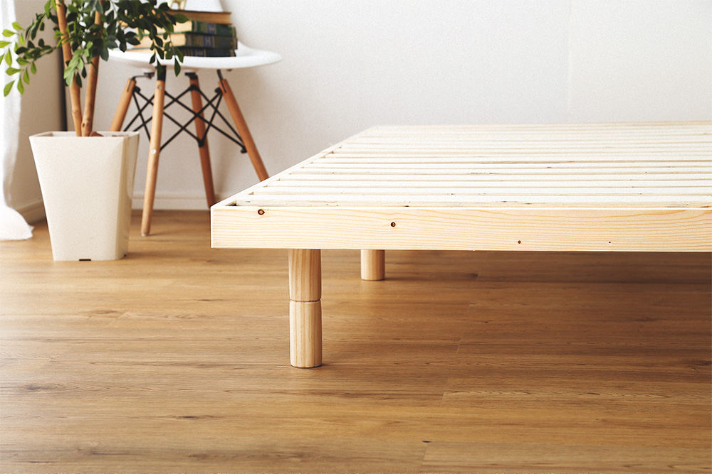 天然木すのこベッド Hygge ヒュッゲ (セミダブル) 商品追加画像4