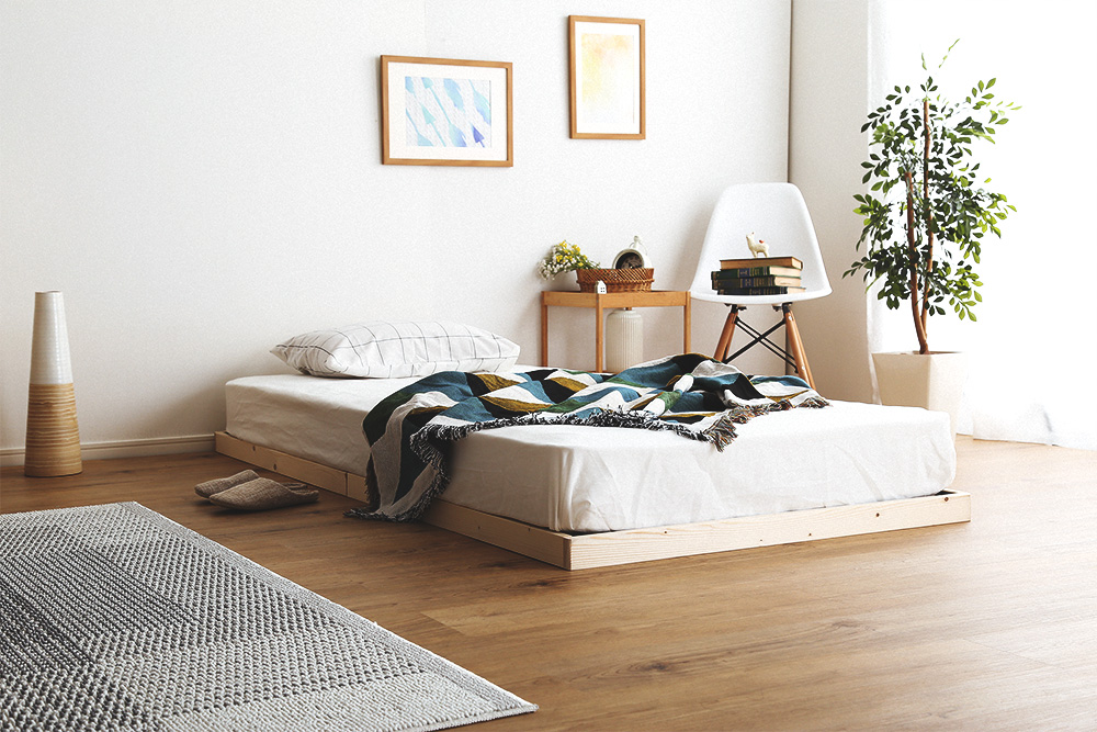 天然木すのこベッド Hygge ヒュッゲ (セミダブル) 商品追加画像6