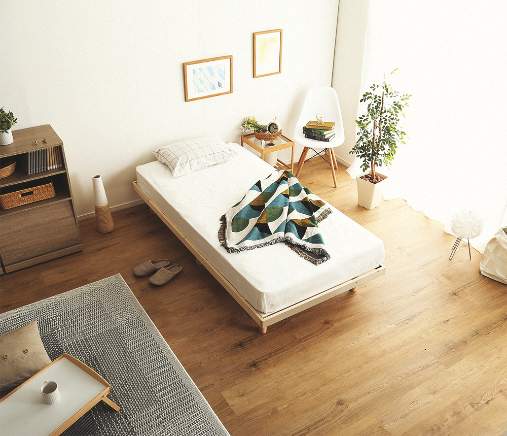 天然木すのこベッド Hygge ヒュッゲ (ダブル) 商品追加画像1