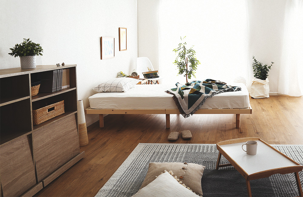 天然木すのこベッド Hygge ヒュッゲ (ダブル) 商品追加画像5
