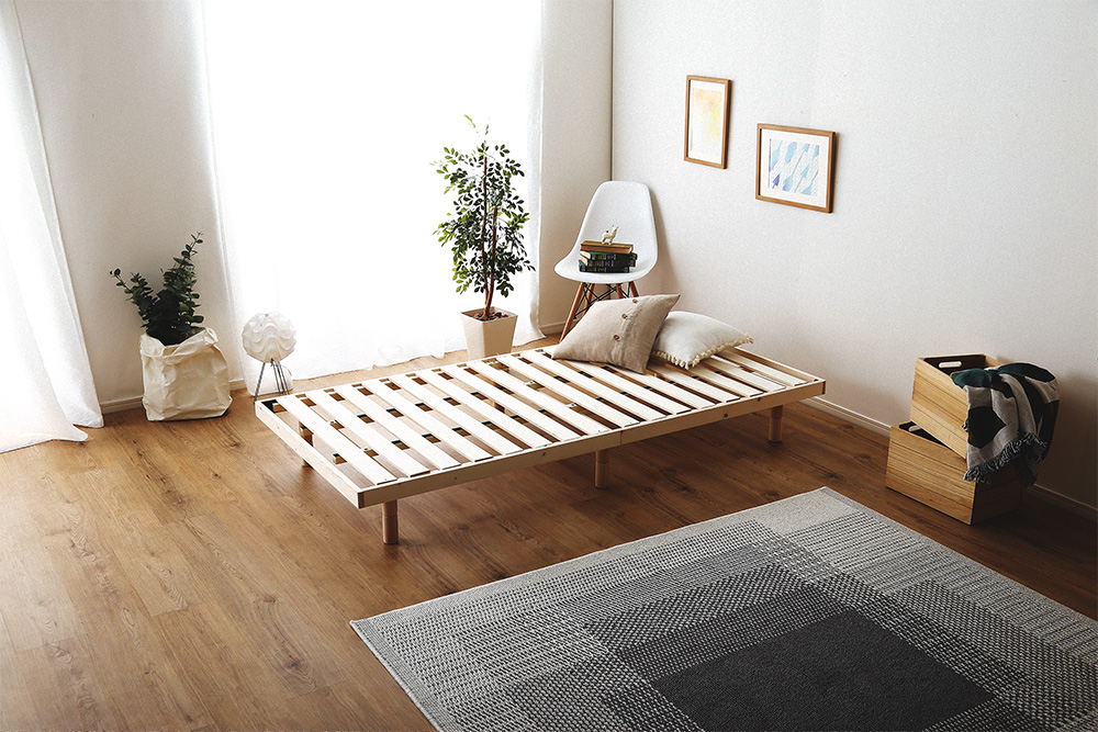 天然木すのこベッド Hygge ヒュッゲ (ダブル) 商品追加画像8