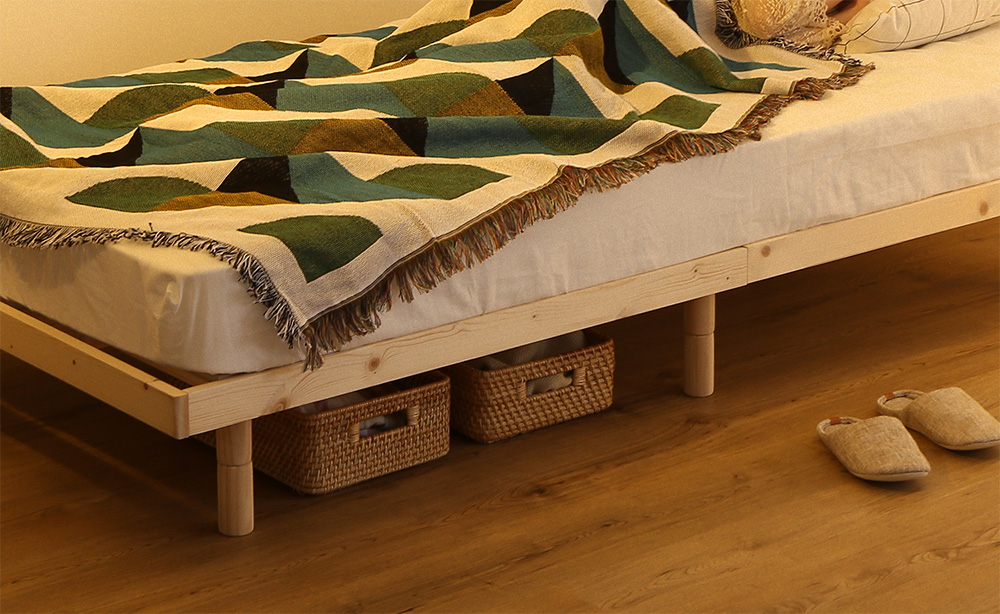 天然木すのこベッド Hygge ヒュッゲ (ダブル) 商品追加画像32