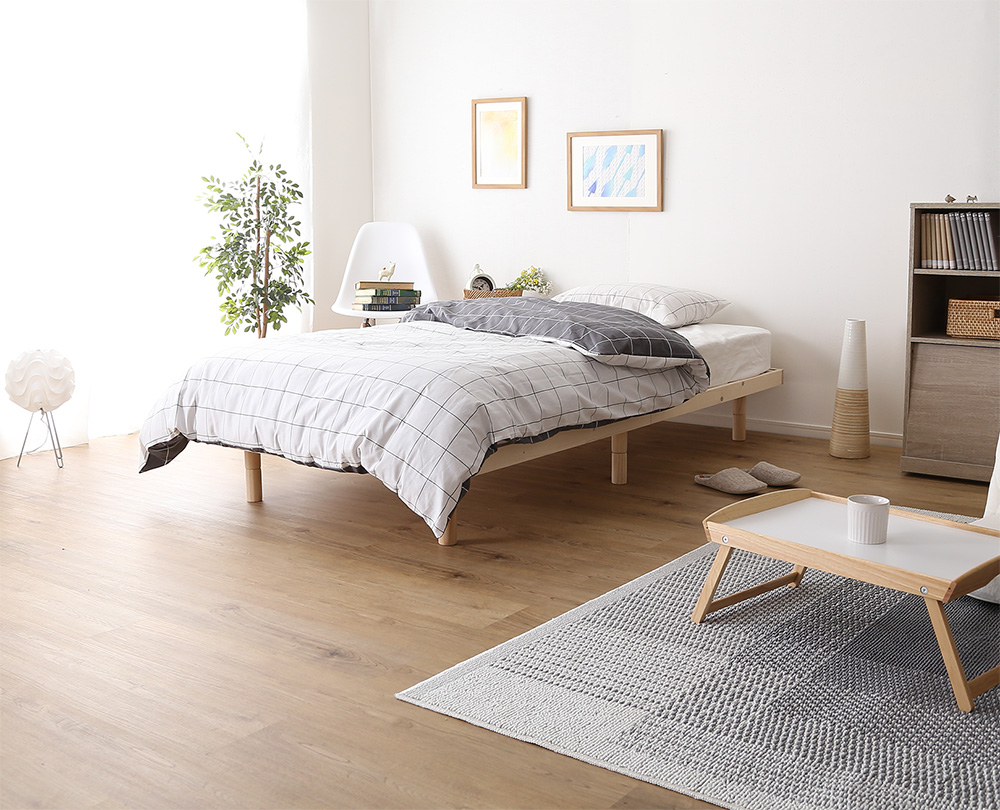 天然木すのこベッド Hygge ヒュッゲ (ダブル) 商品追加画像37
