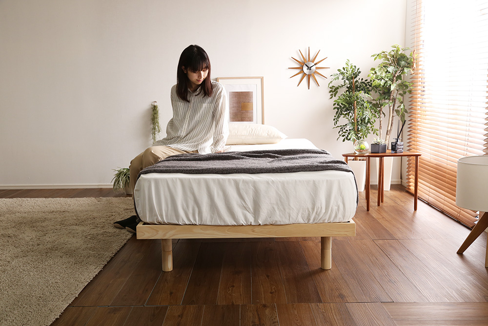 総檜脚付きすのこベッド シングル Pierna ピエルナ 商品追加画像27