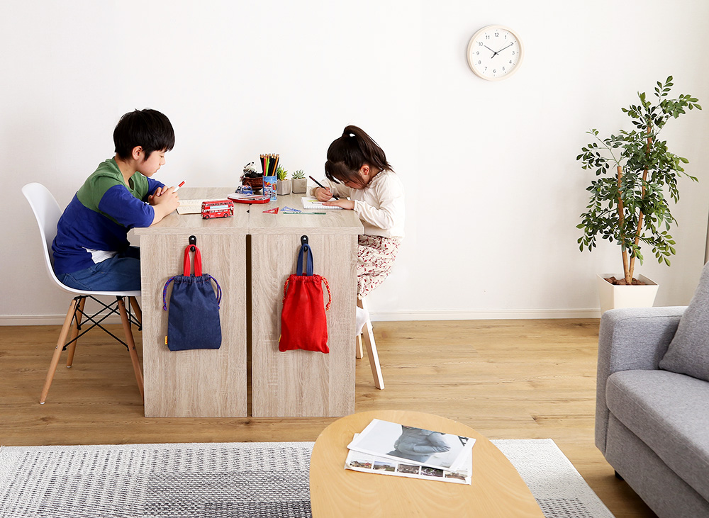 シンプルデスク60cm幅+サイドラック30cm幅セット LULUTE ルルテ 商品追加画像12