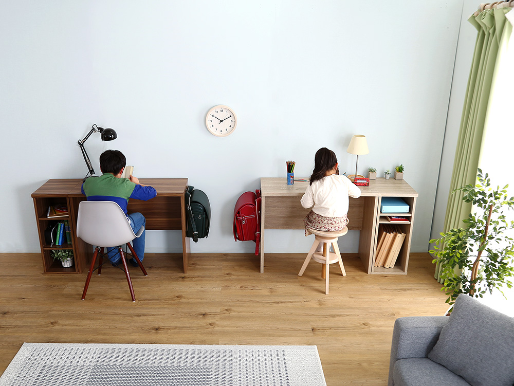 シンプルデスク60cm幅+サイドラック30cm幅セット LULUTE ルルテ 商品追加画像21