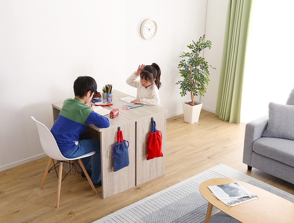 シンプルデスク60cm幅+サイドラック30cm幅セット LULUTE ルルテ 商品追加画像23