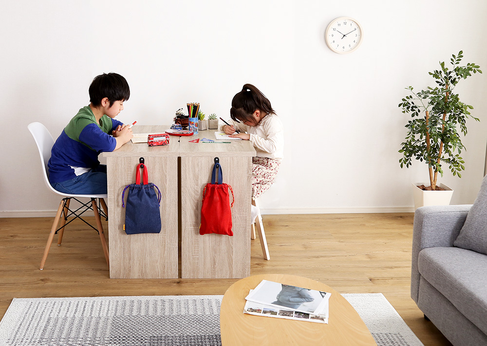 シンプルデスク75cm幅+サイドラック30cm幅セット LULUTE ルルテ 商品追加画像12