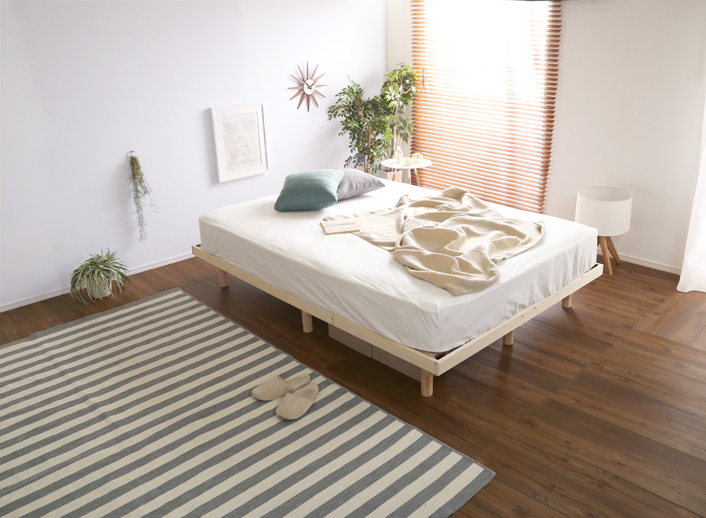 3段階調整 脚付きすのこベッド ダブル Lilitta リリッタ 商品追加画像1