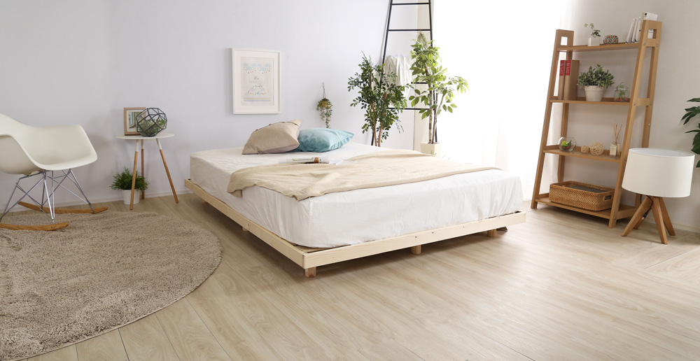 3段階調整 脚付きすのこベッド ダブル Lilitta リリッタ 商品追加画像34