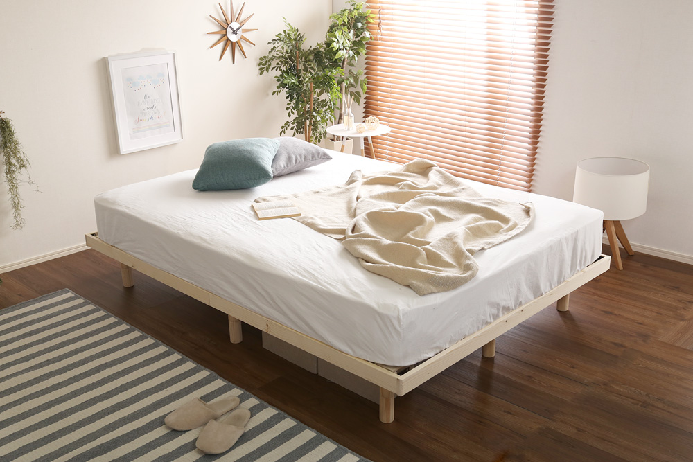 3段階調整 脚付きすのこベッド ダブル Lilitta リリッタ 商品追加画像37
