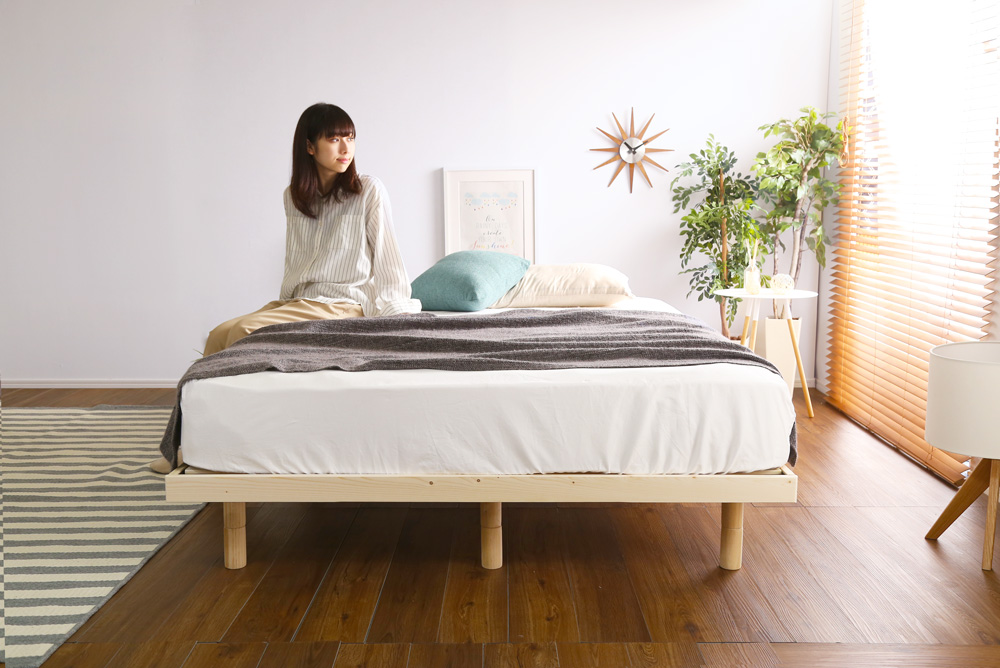 3段階調整 脚付きすのこベッド ダブル Lilitta リリッタ 商品追加画像41