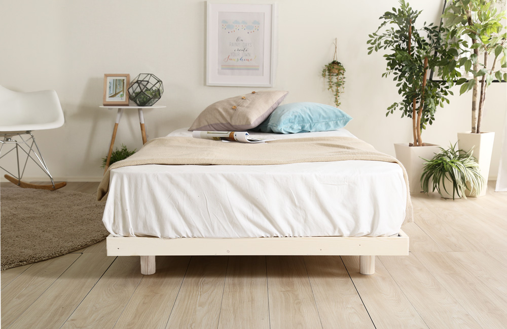 3段階調整 脚付きすのこベッド ダブル Lilitta リリッタ 商品追加画像45