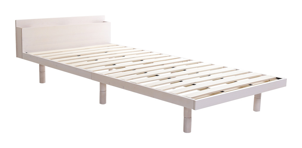 高さ3段階調整 脚付きすのこベッド シングル Lilitta リリッタ (宮セット) 商品バリエーション画像1