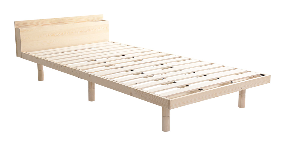 高さ3段階調整 脚付きすのこベッド シングル Lilitta リリッタ (宮セット) 商品バリエーション画像2