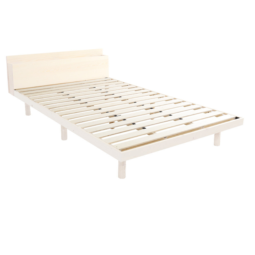 高さ3段階調整 脚付きすのこベッド セミダブル Lilitta リリッタ (宮セット) 商品バリエーション画像1