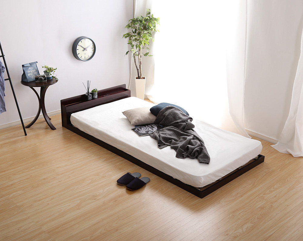 高さ3段階調整 脚付きすのこベッド セミダブル Lilitta リリッタ (宮セット) 商品追加画像10