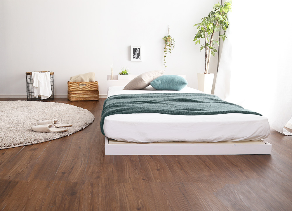 高さ3段階調整 脚付きすのこベッド セミダブル Lilitta リリッタ (宮セット) 商品追加画像23