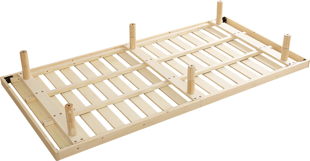高さ3段階調整 脚付きすのこベッド セミダブル Lilitta リリッタ (宮セット) 商品追加画像28